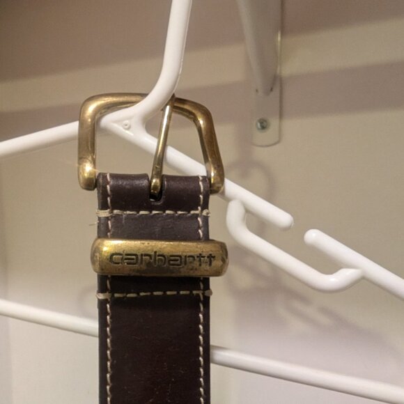 Men's Leather Carhartt Belt - Size 38 - Picture 2 of 3